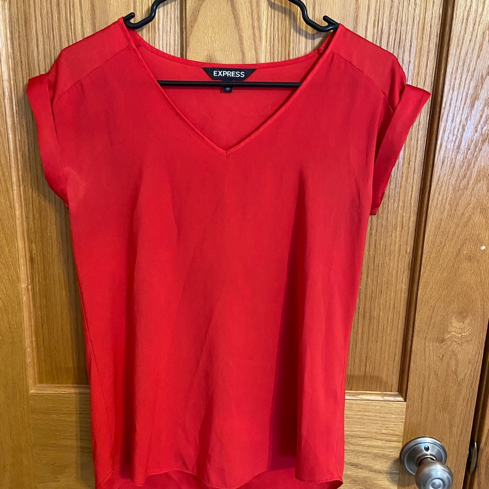 Red Express Dress Shirt XS